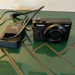Canon PowerShot G7X Mark II - used (Euro battery adapter.)